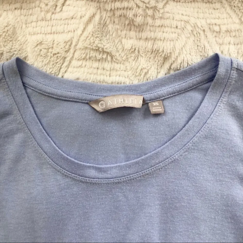 Athleta Threadlight Twist Tank Top In Periwinkle
